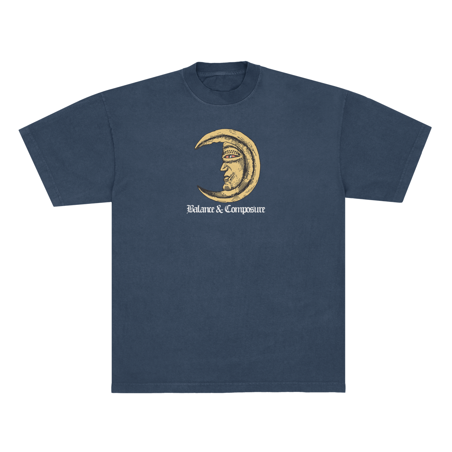 MOON NAVY BLUE T-SHIRT