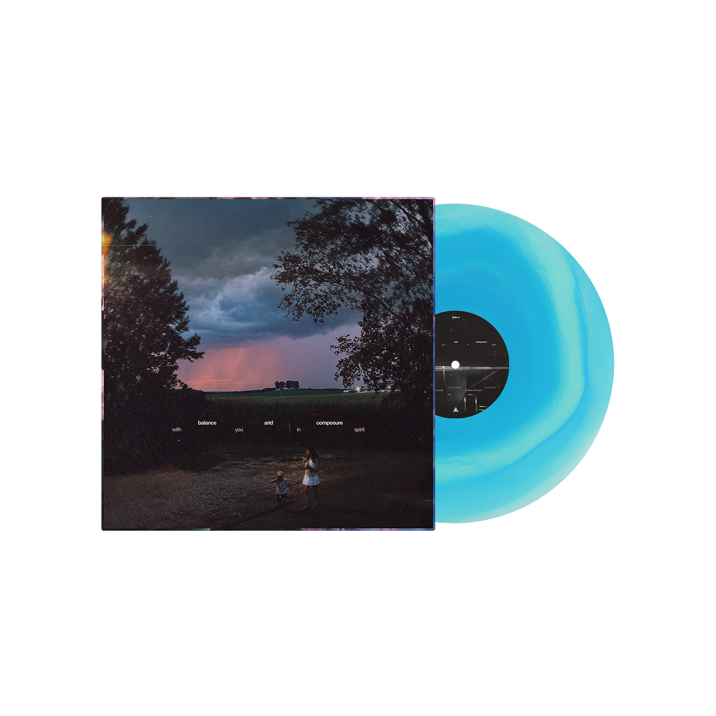 With You In Spirit LP (Clear Blue Swirl)