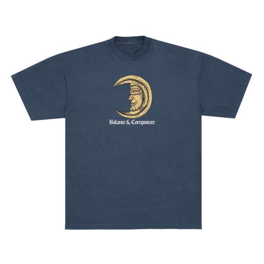 MOON NAVY BLUE T-SHIRT